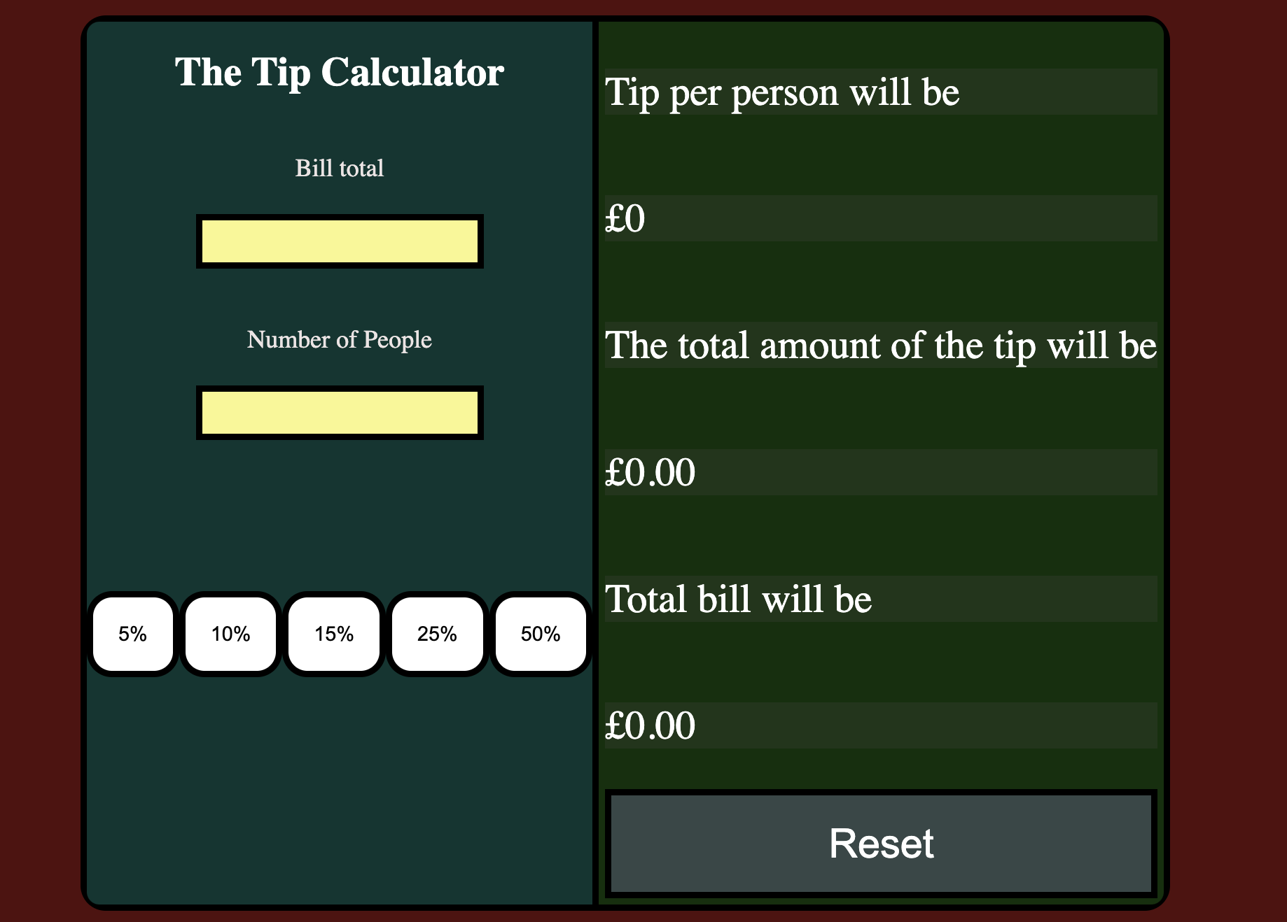 Tip Calculator